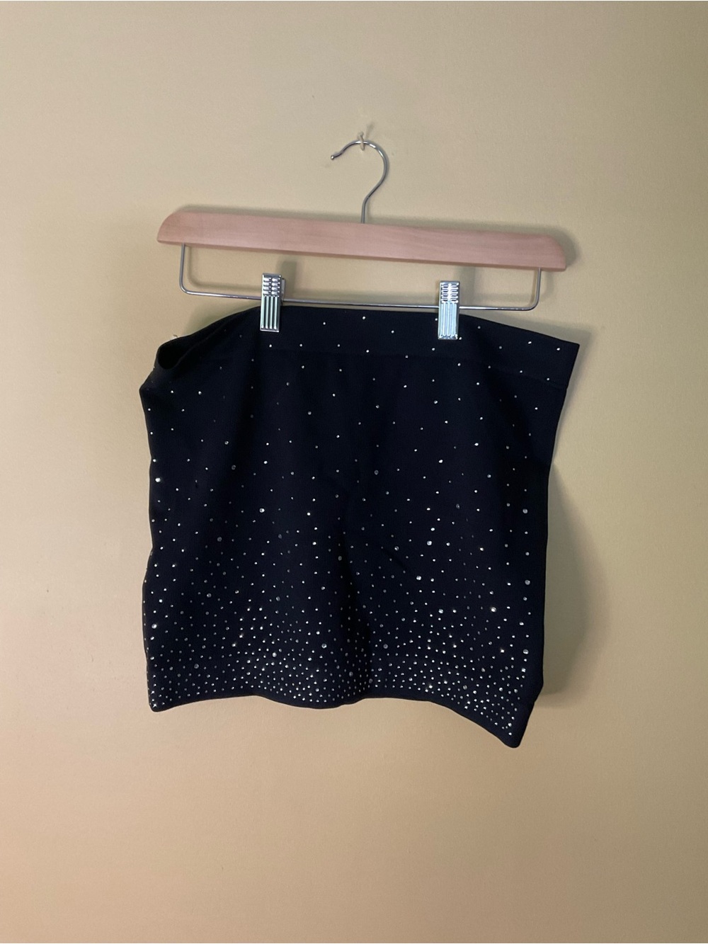 Style Tree Black Bandeau with Sparkling Studs